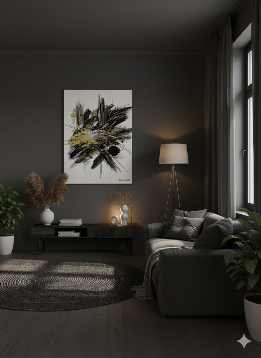 Kurvastusest vabanemine.  60x80sm Akrüül, lõuend